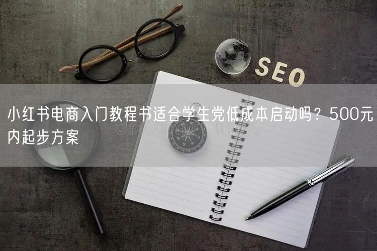 小红书电商入门教程书适合学生党低成本启动吗？500元内起步方案